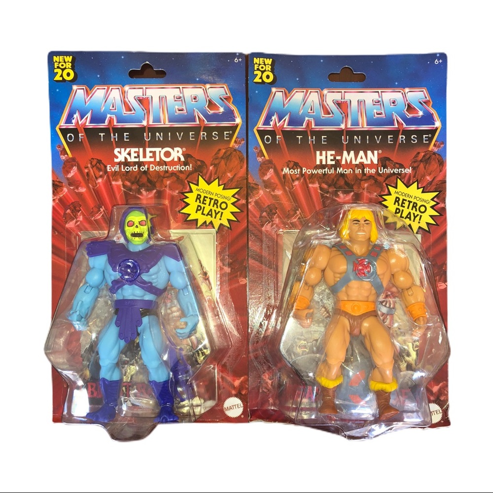 MASTERS OF THE UNIVERSE FIGURES RETRO PLAY SET